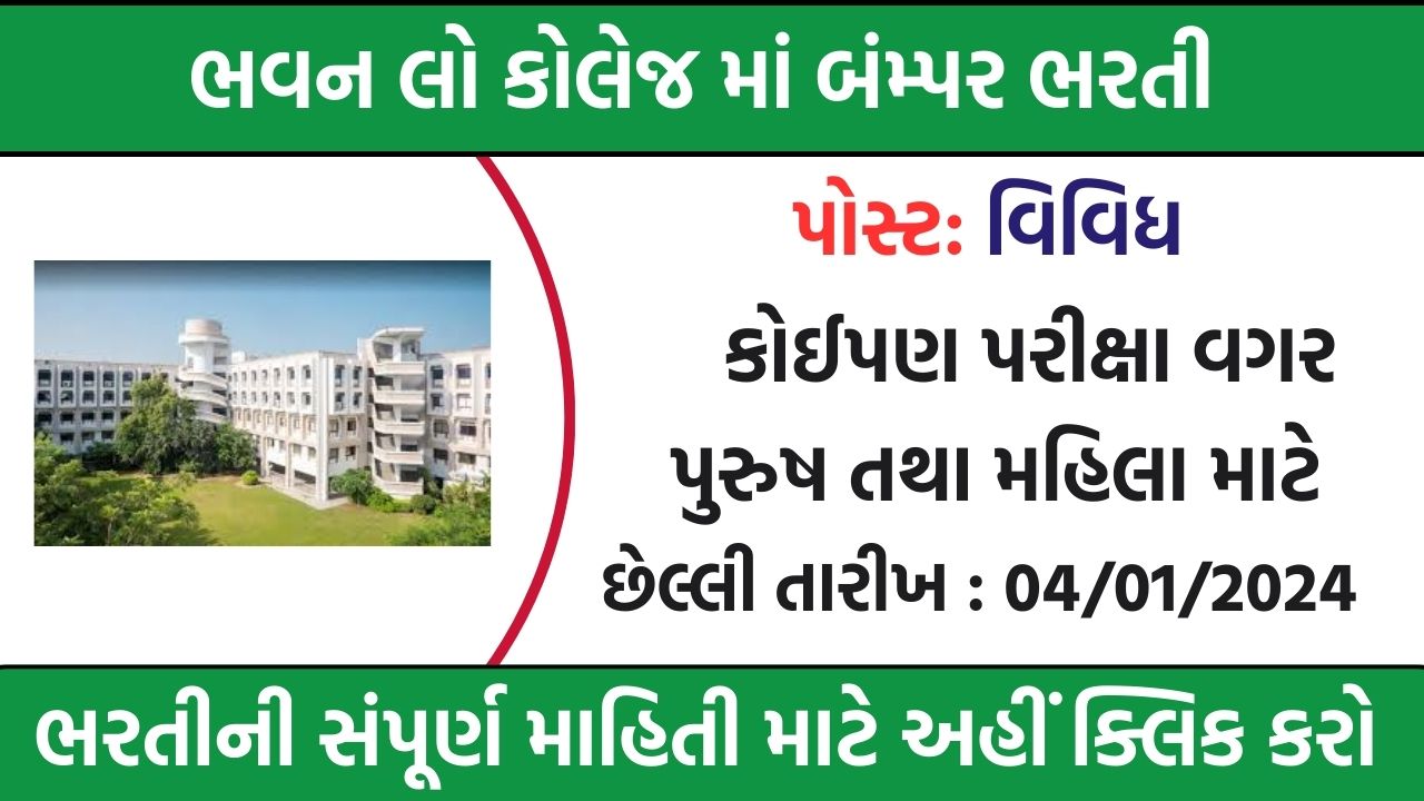 Law College Recruitment Gujarat